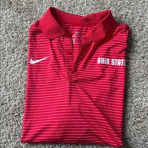 Nike Ohio State Men's Red Polo Shirt